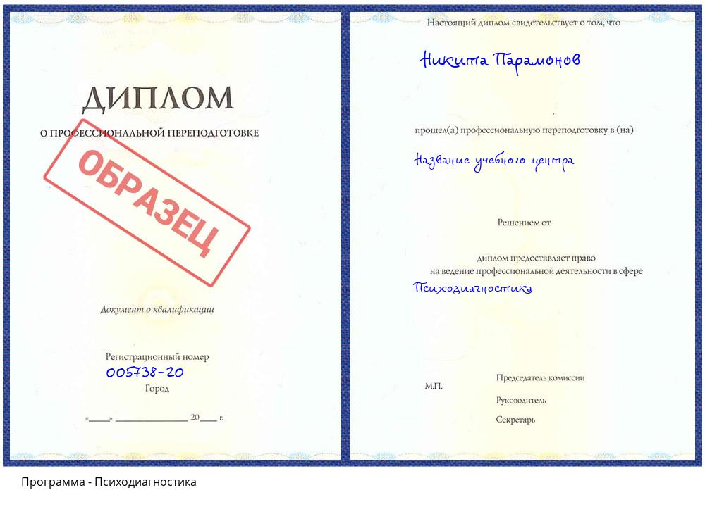 Психодиагностика Миасс
