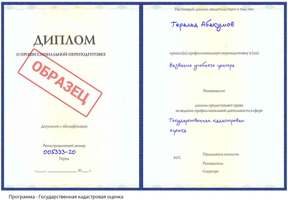 Государственная кадастровая оценка Миасс